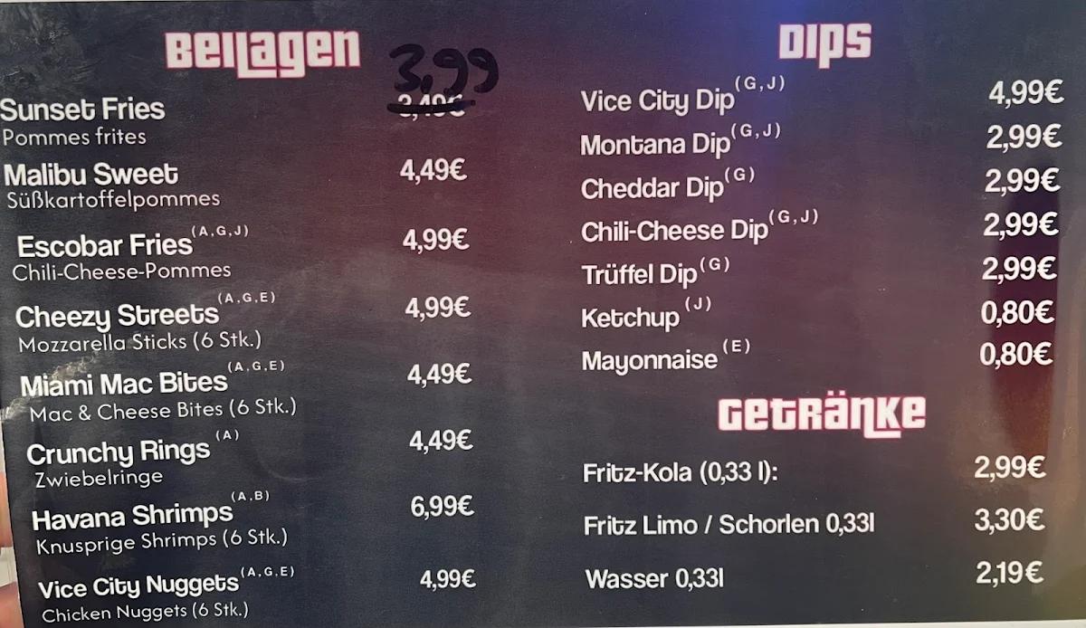 Speisekarte photo 2