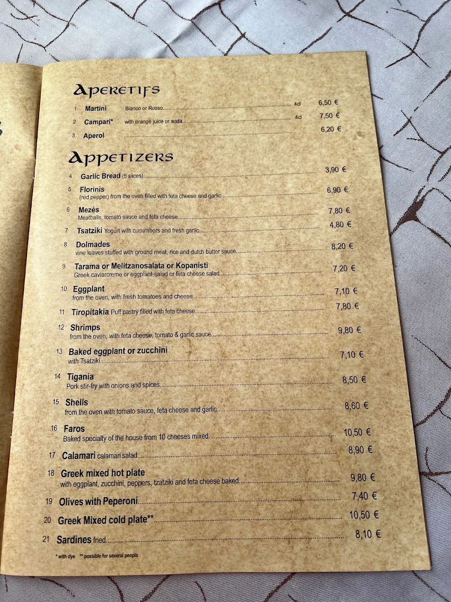 Speisekarte photo 1