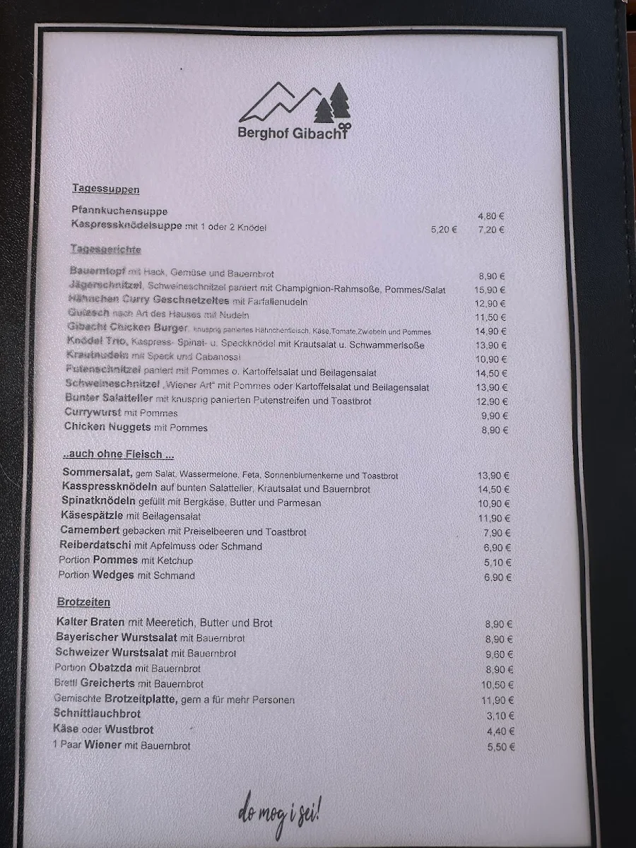 Speisekarte photo 1