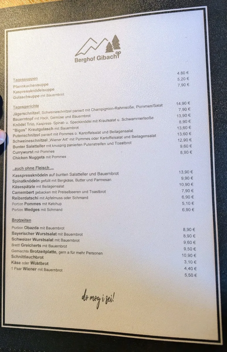 Speisekarte photo 3