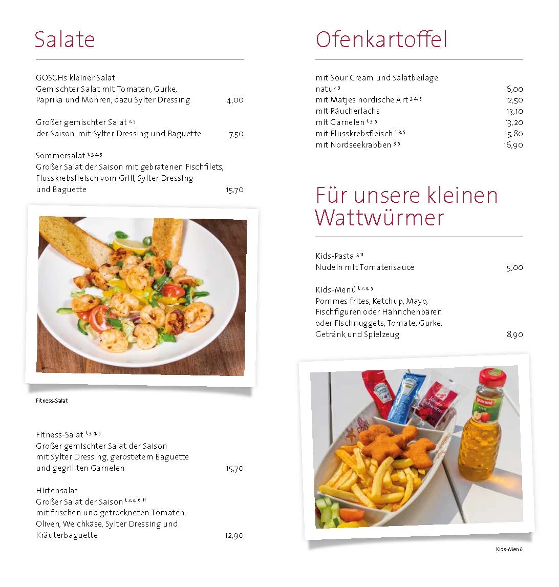 Speisekarte photo 2