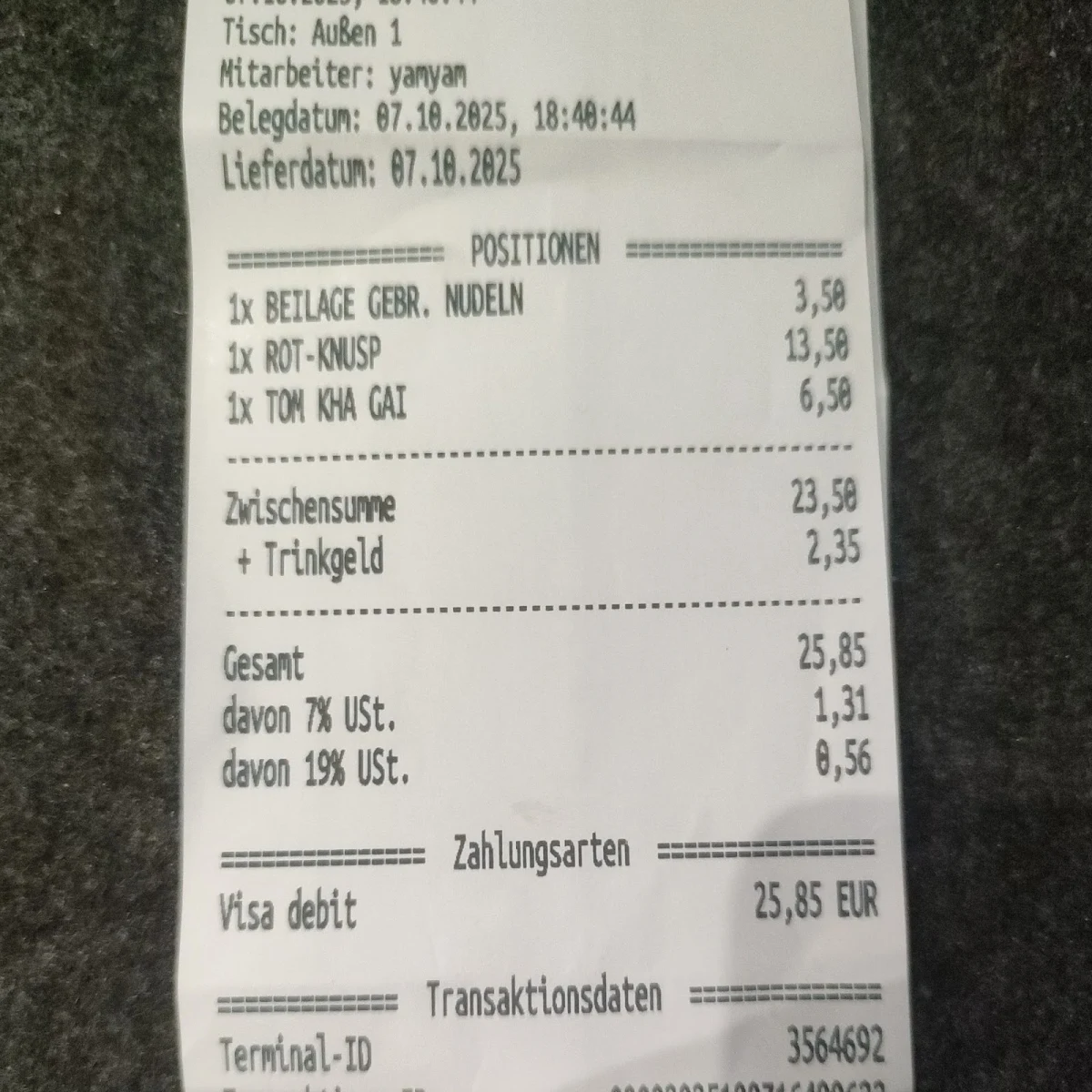 Speisekarte photo 5