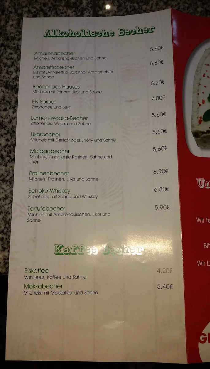 Speisekarte photo 2