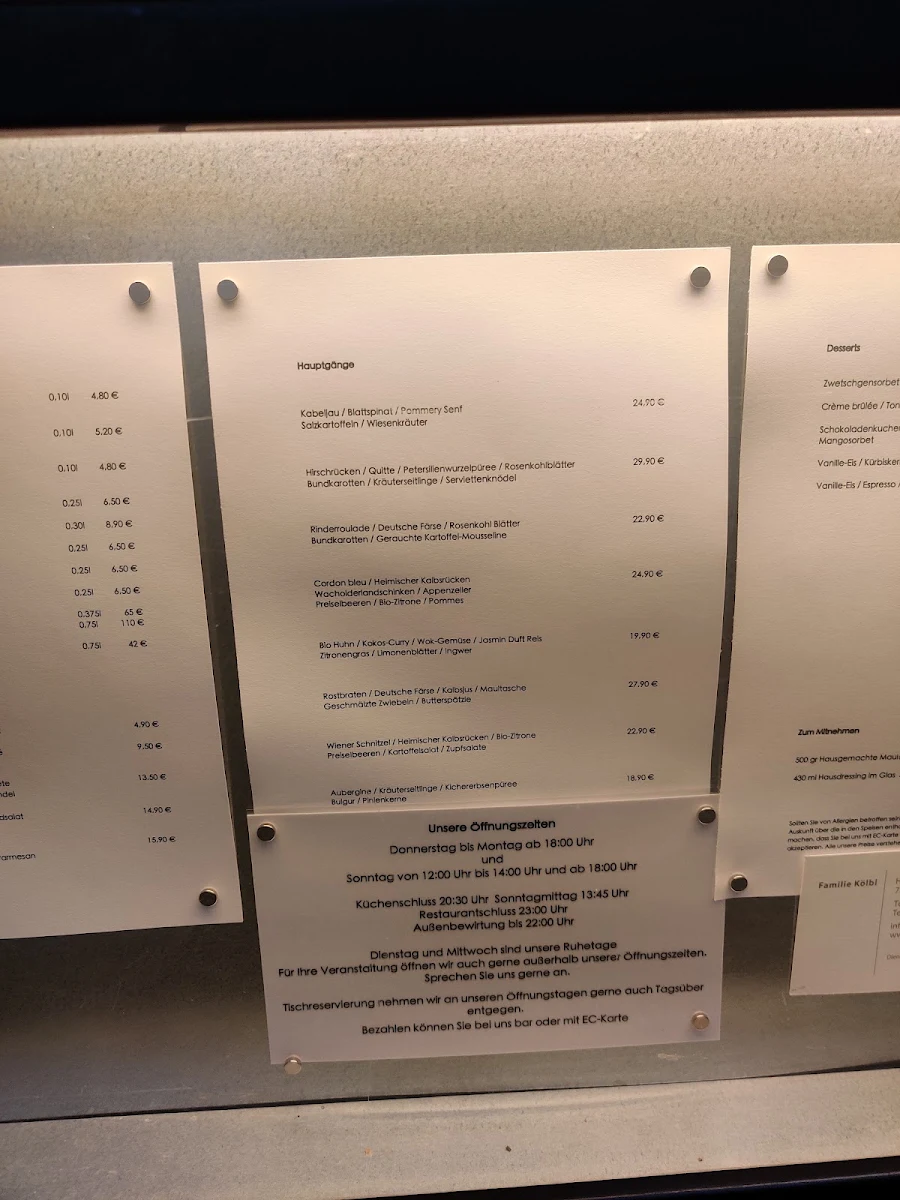 Speisekarte photo 1