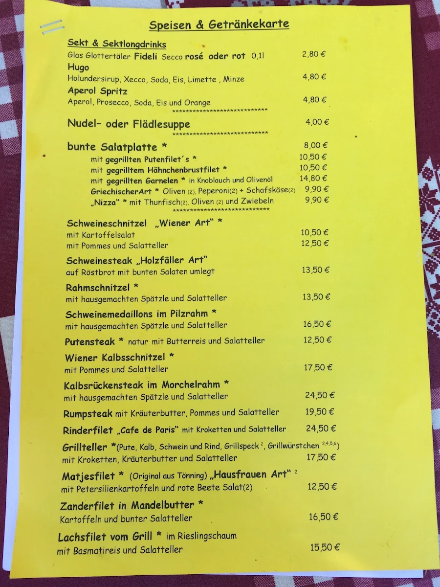 Speisekarte photo 4