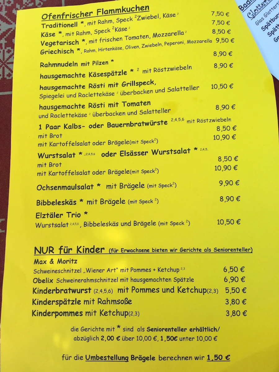 Speisekarte photo 8