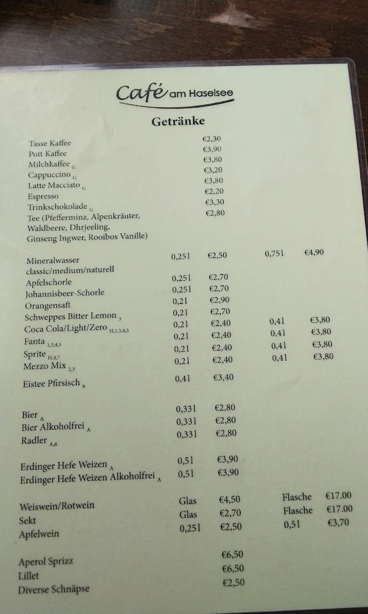 Speisekarte photo 1