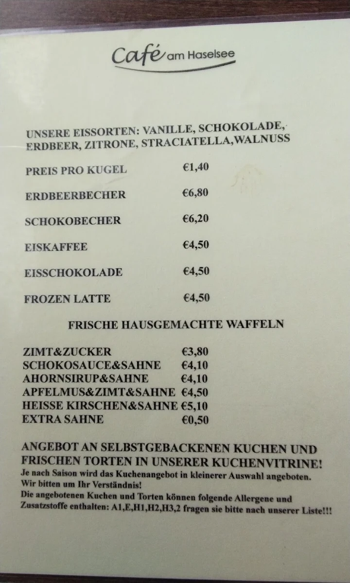 Speisekarte photo 2