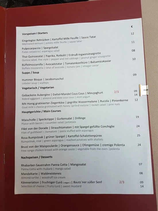 Speisekarte photo 6