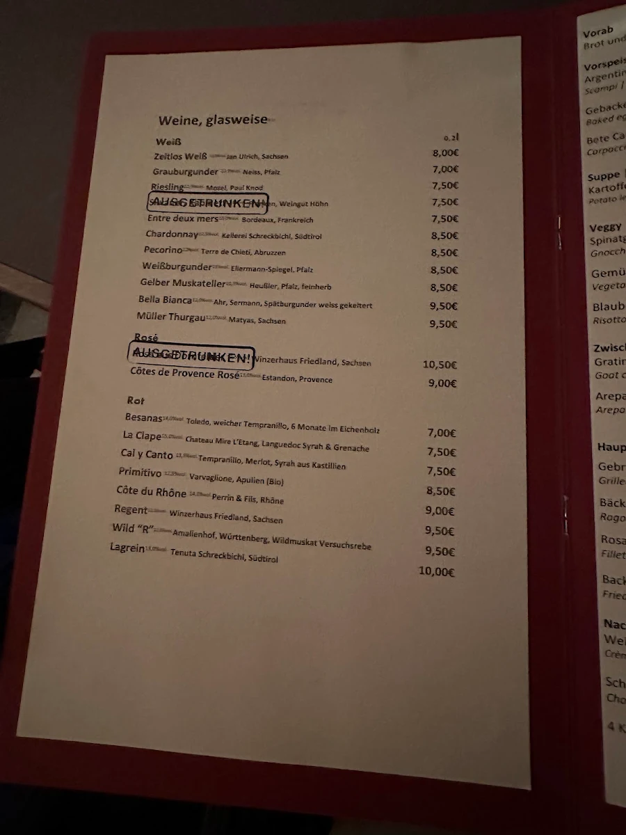 Speisekarte photo 8