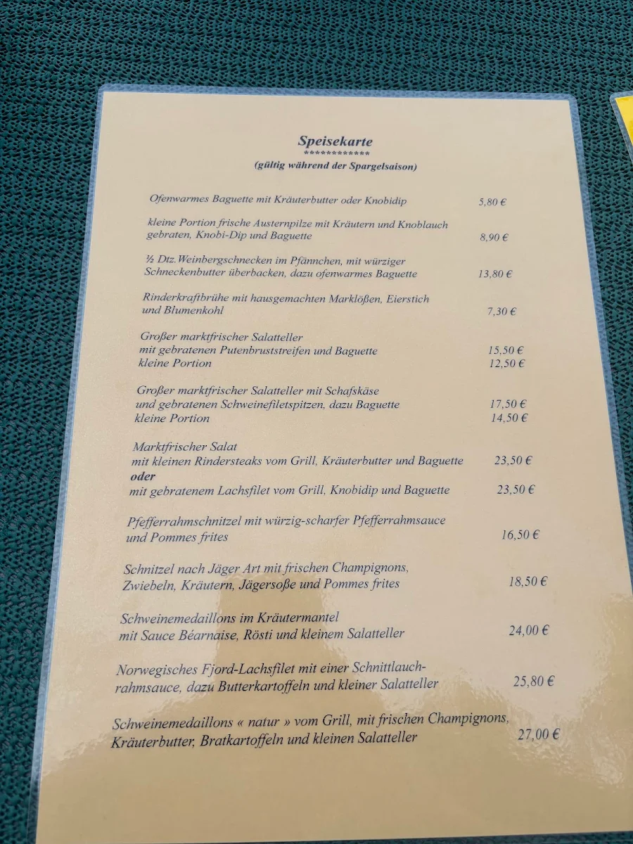 Speisekarte photo 1