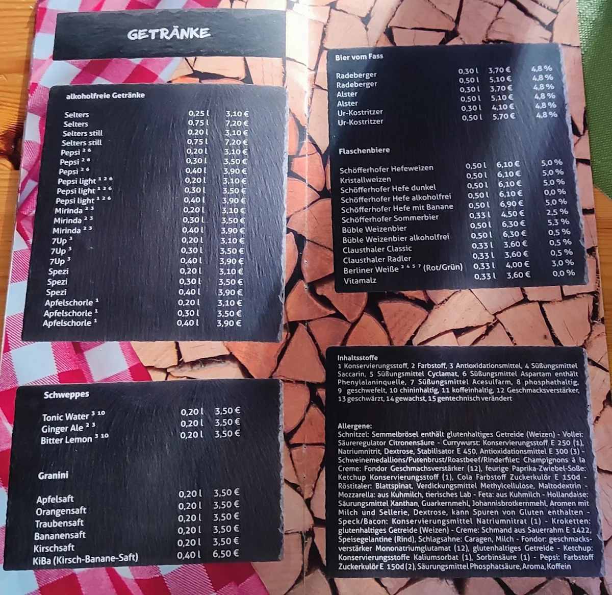 Speisekarte photo 1