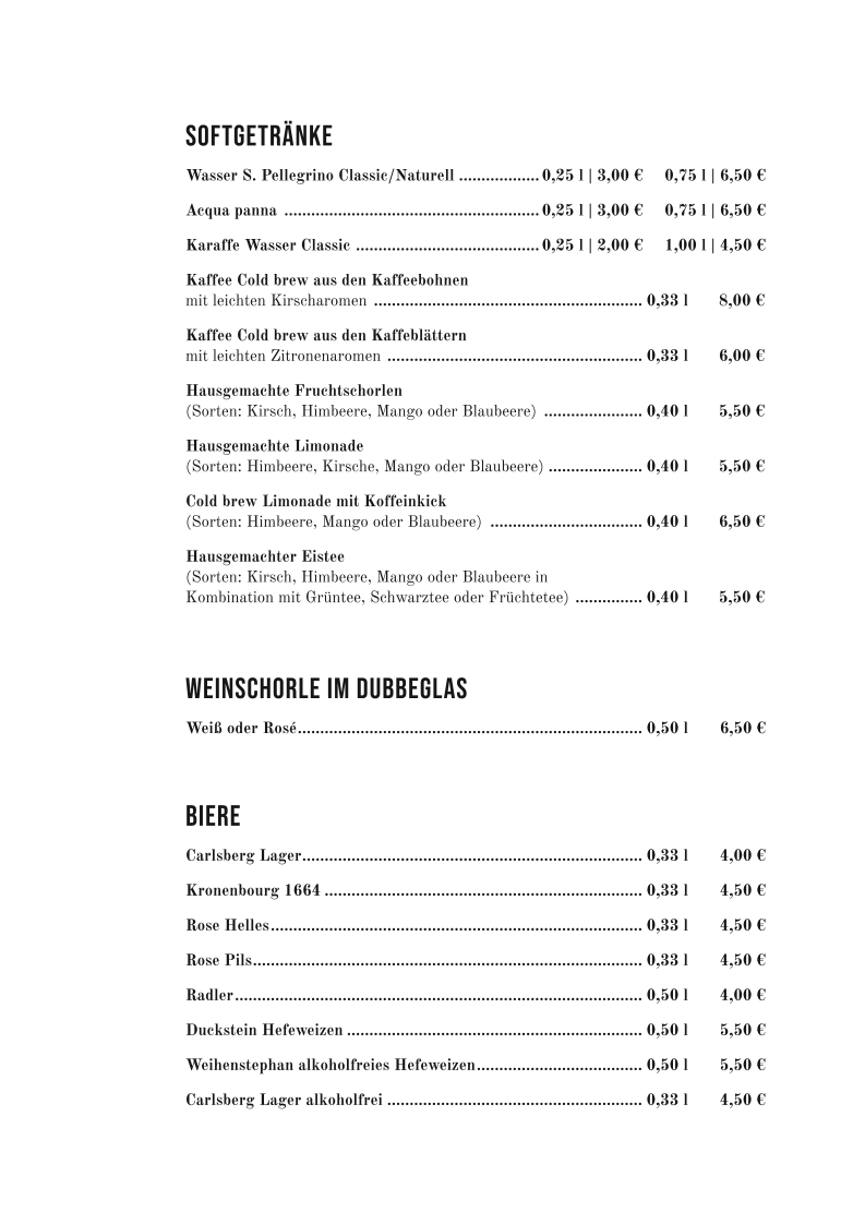 Speisekarte photo 2