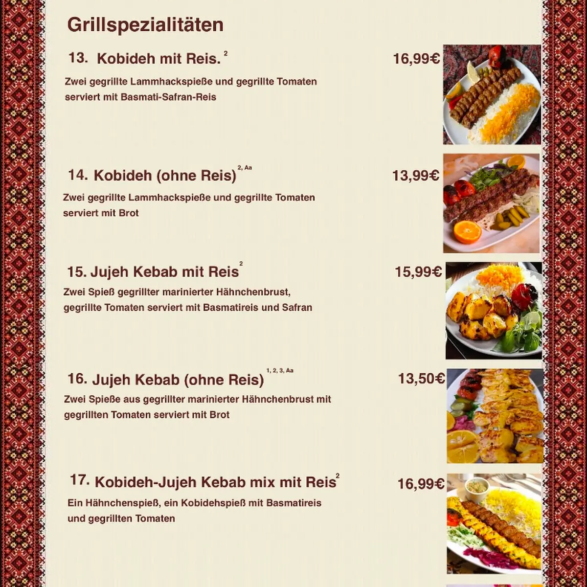 Speisekarte photo 10