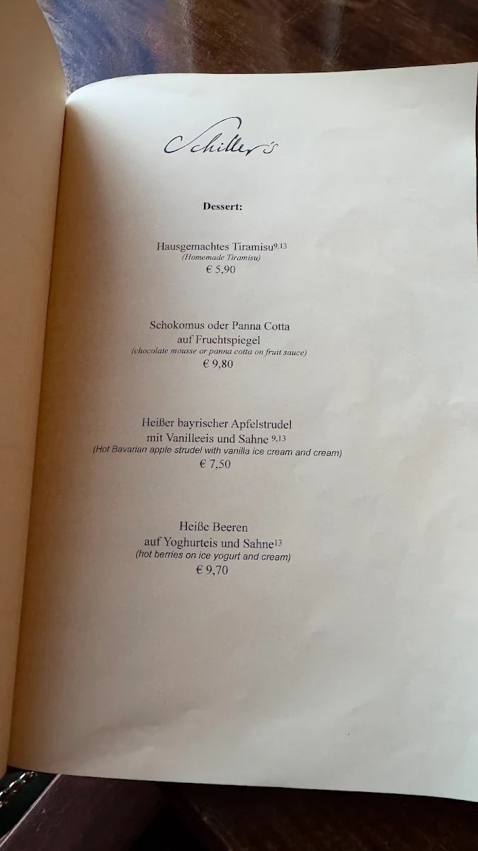 Speisekarte photo 2