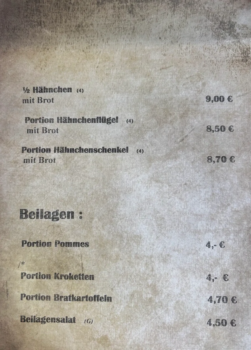Speisekarte photo 2