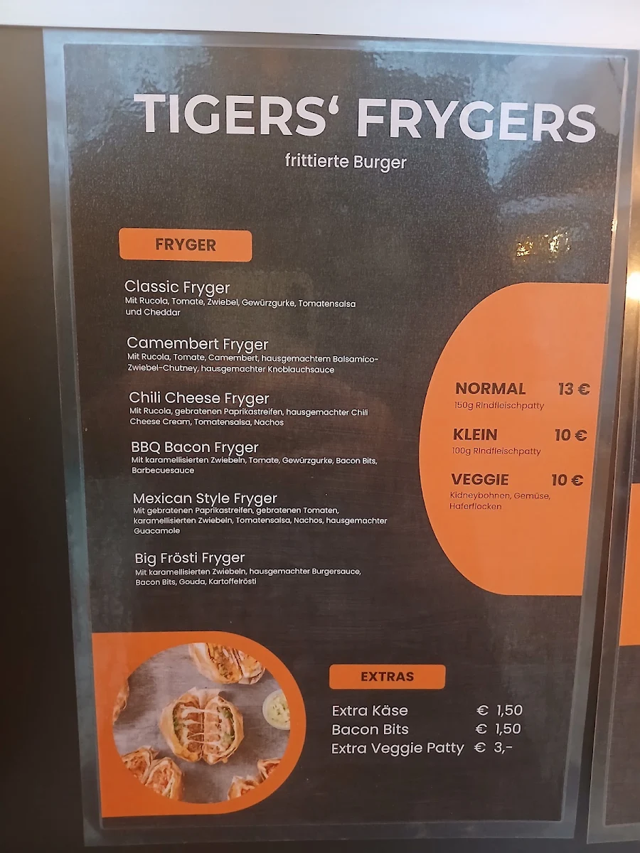 Speisekarte, Tigers' Frygers