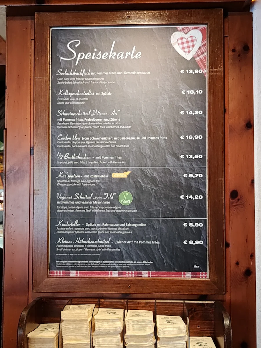 Speisekarte photo 1