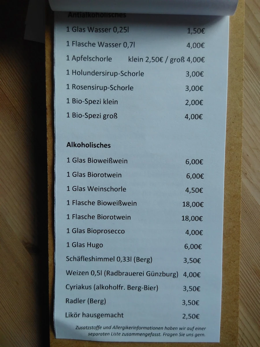 Speisekarte photo 2