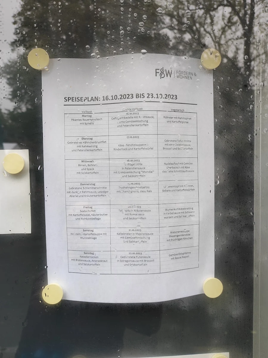 Speisekarte, Café InTakt