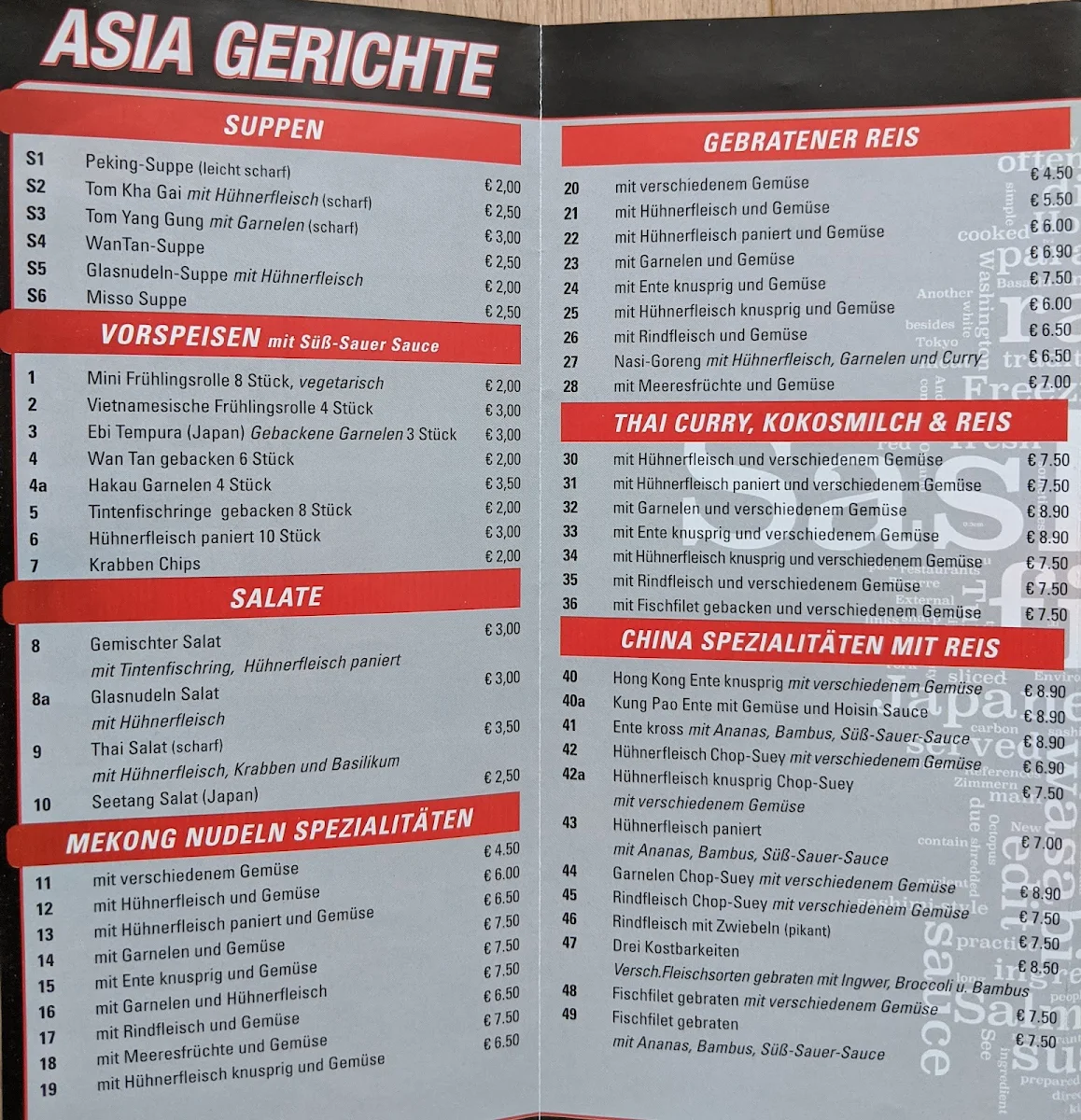 Speisekarte photo 6