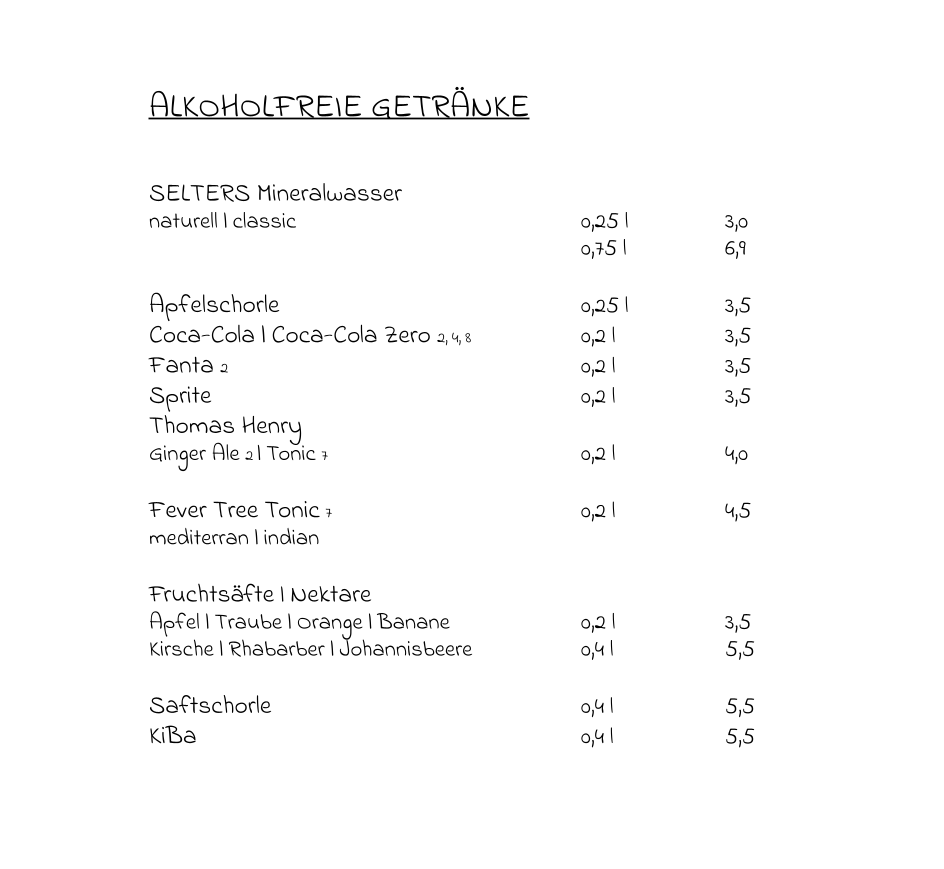 Speisekarte photo 1
