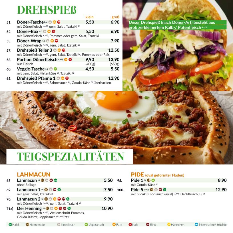 Speisekarte photo 1