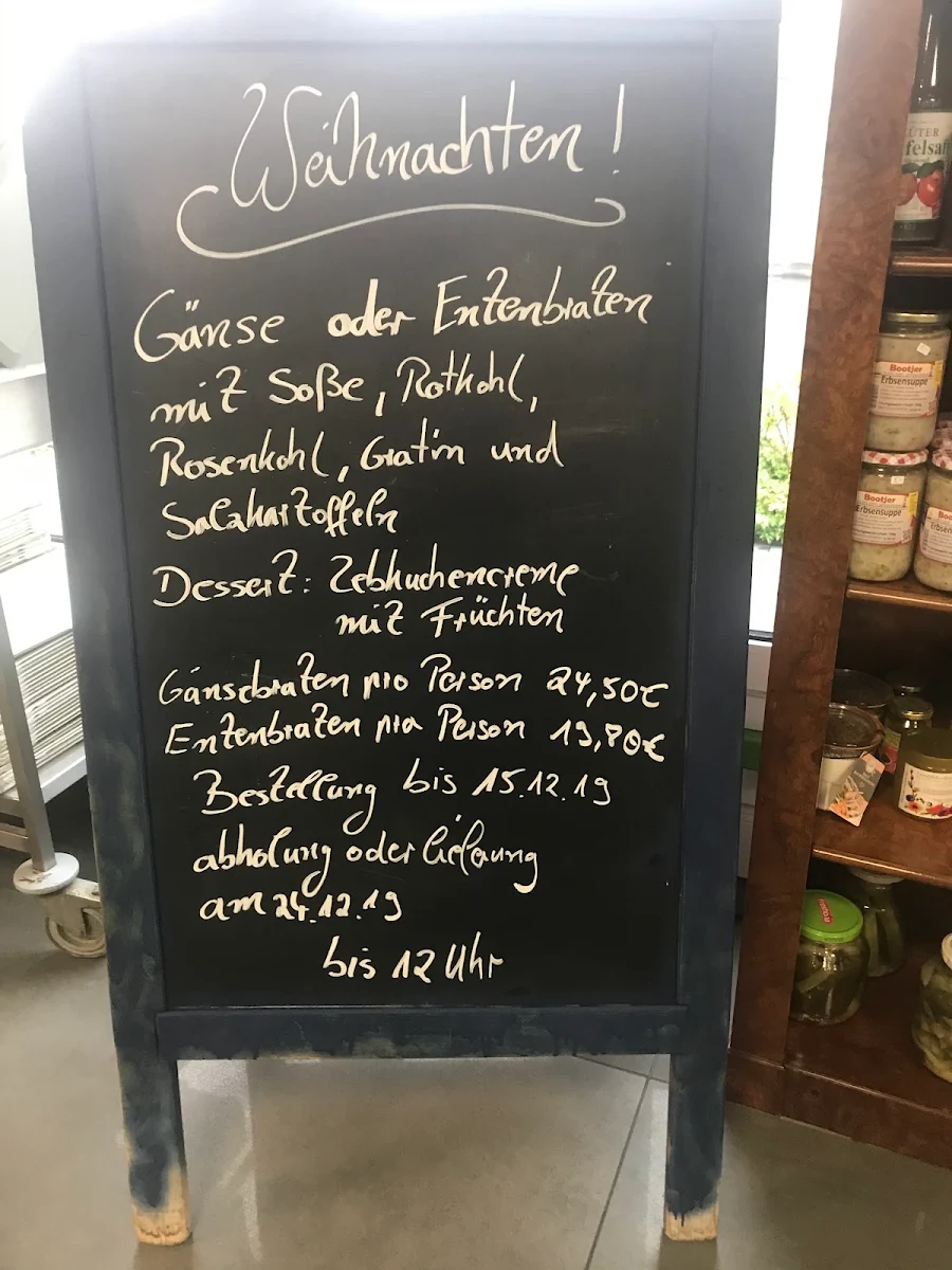 Speisekarte, Brockmann Kantine & Catering