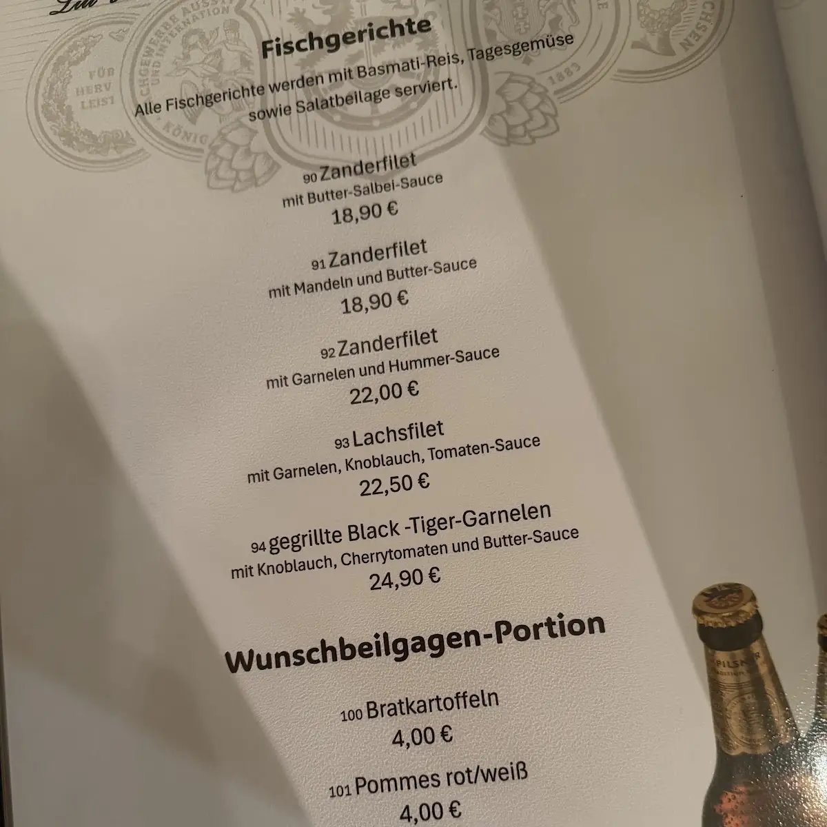Speisekarte photo 3