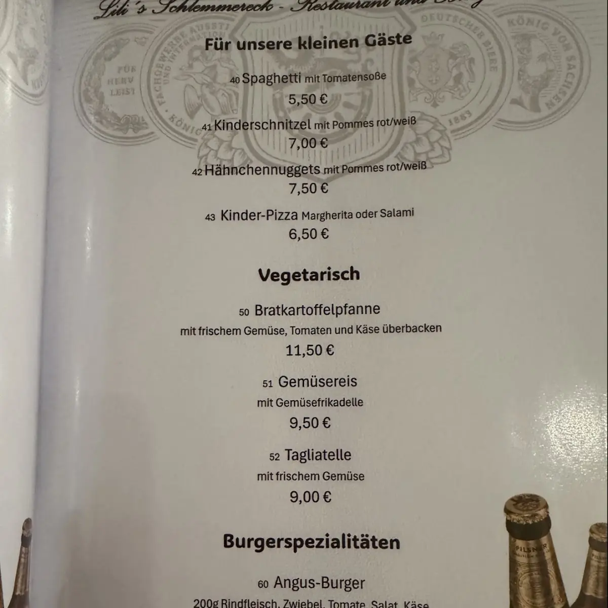 Speisekarte photo 5