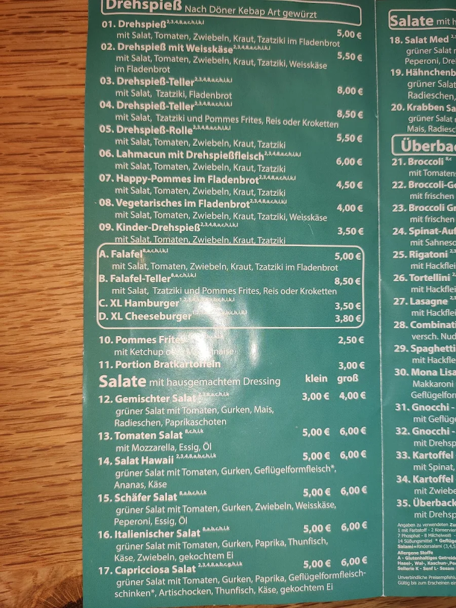Speisekarte photo 3