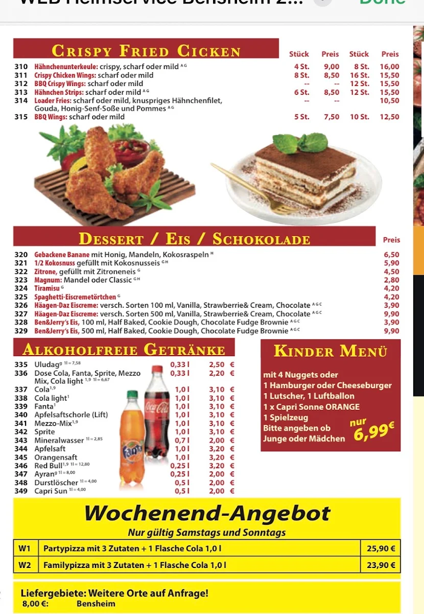 Speisekarte photo 3