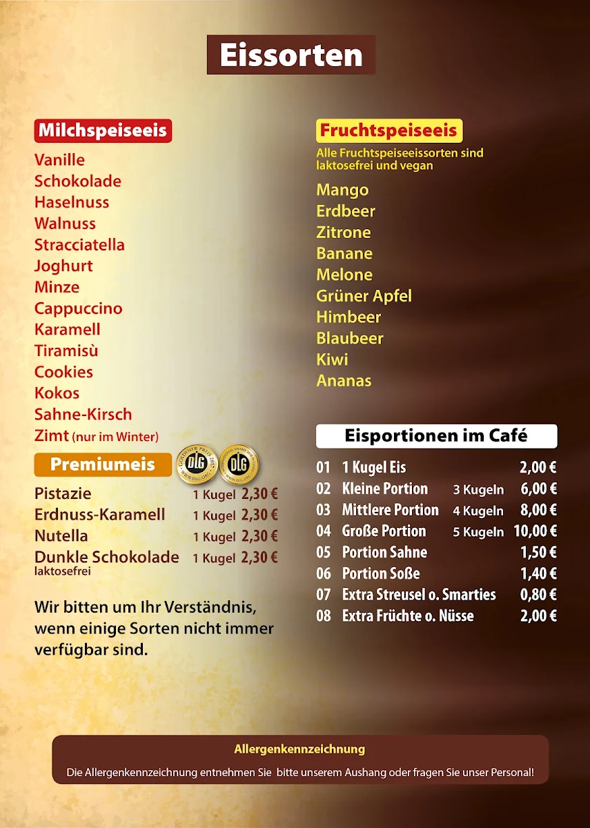 Speisekarte photo 1