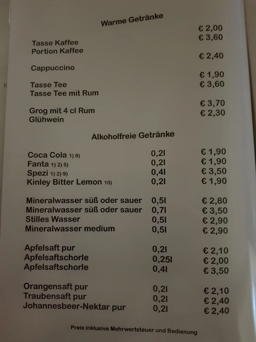 Speisekarte photo 2