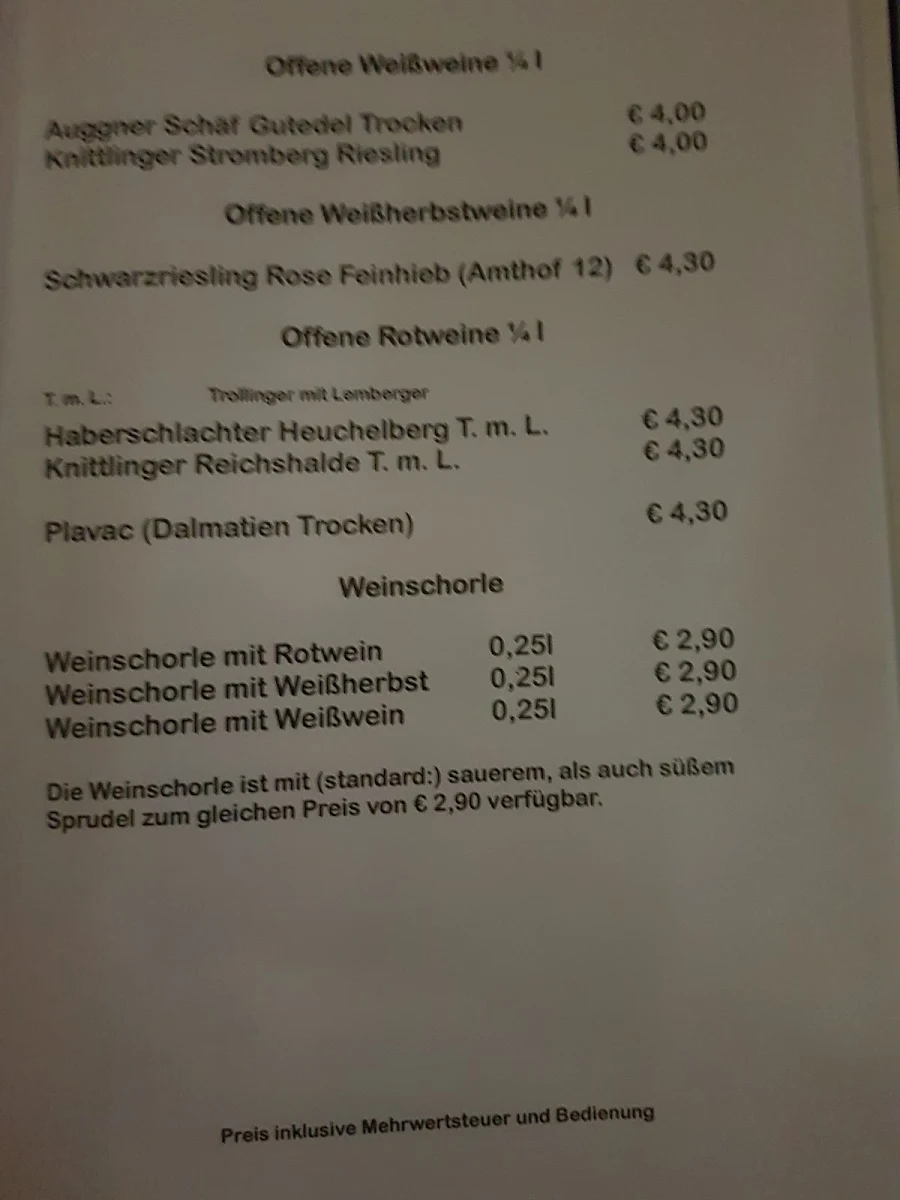 Speisekarte photo 5