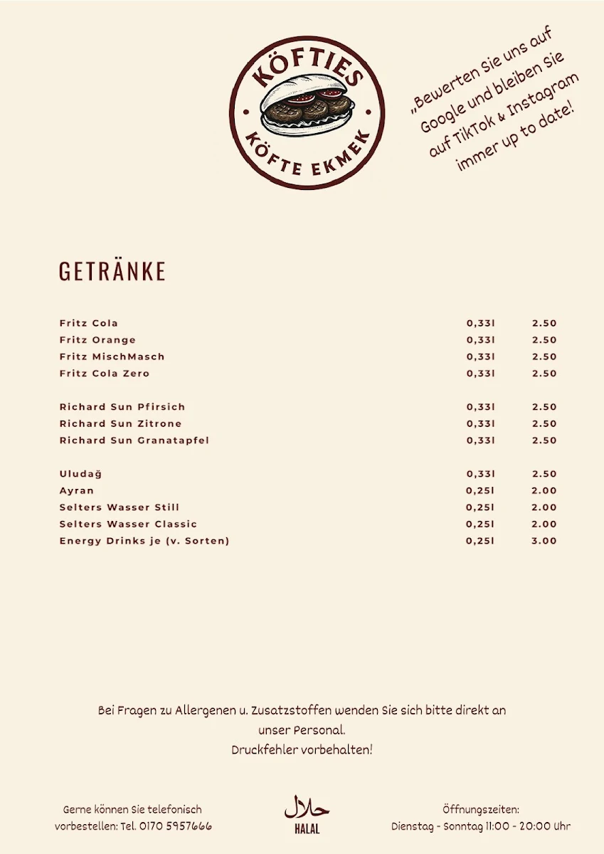 Speisekarte photo 2