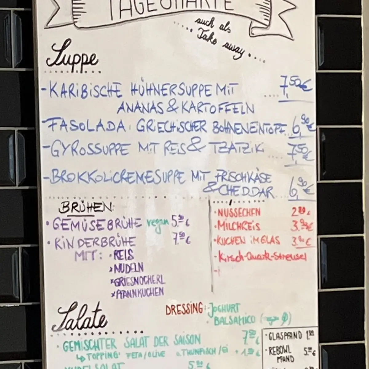 Speisekarte photo 2