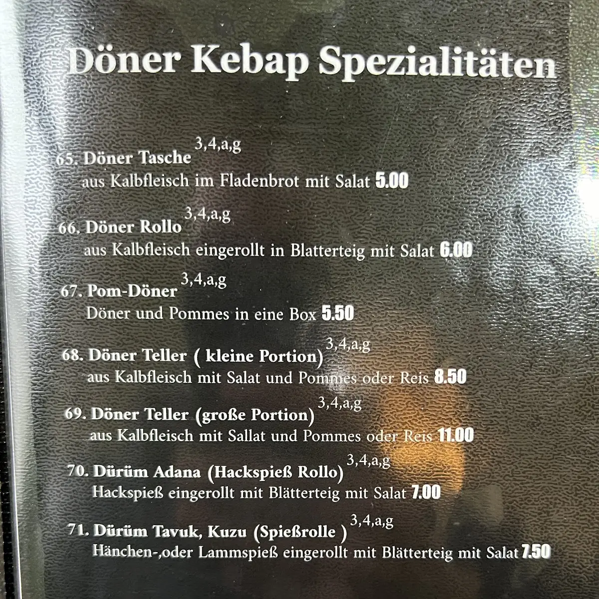 Speisekarte photo 9