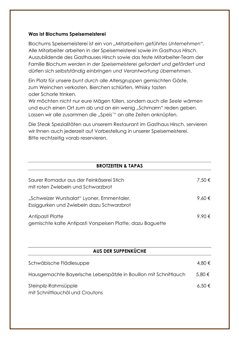 Speisekarte photo 4