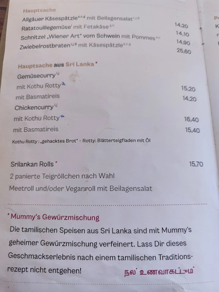 Speisekarte photo 1