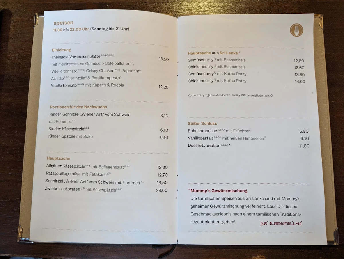 Speisekarte photo 3