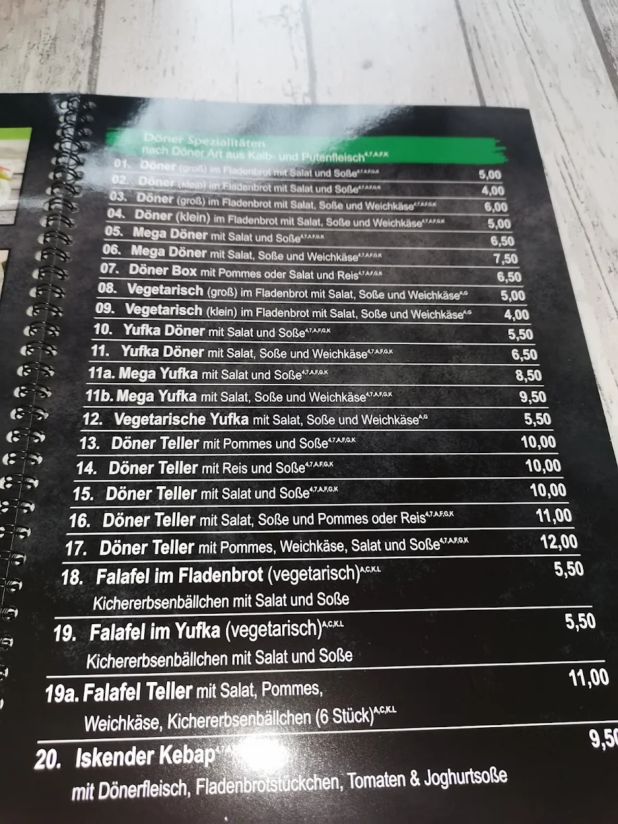 Speisekarte photo 3