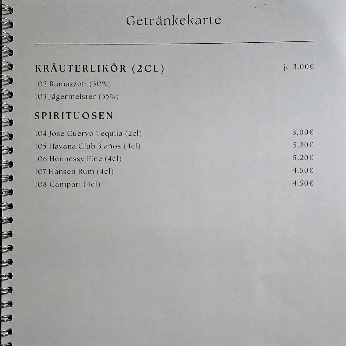 Speisekarte photo 4