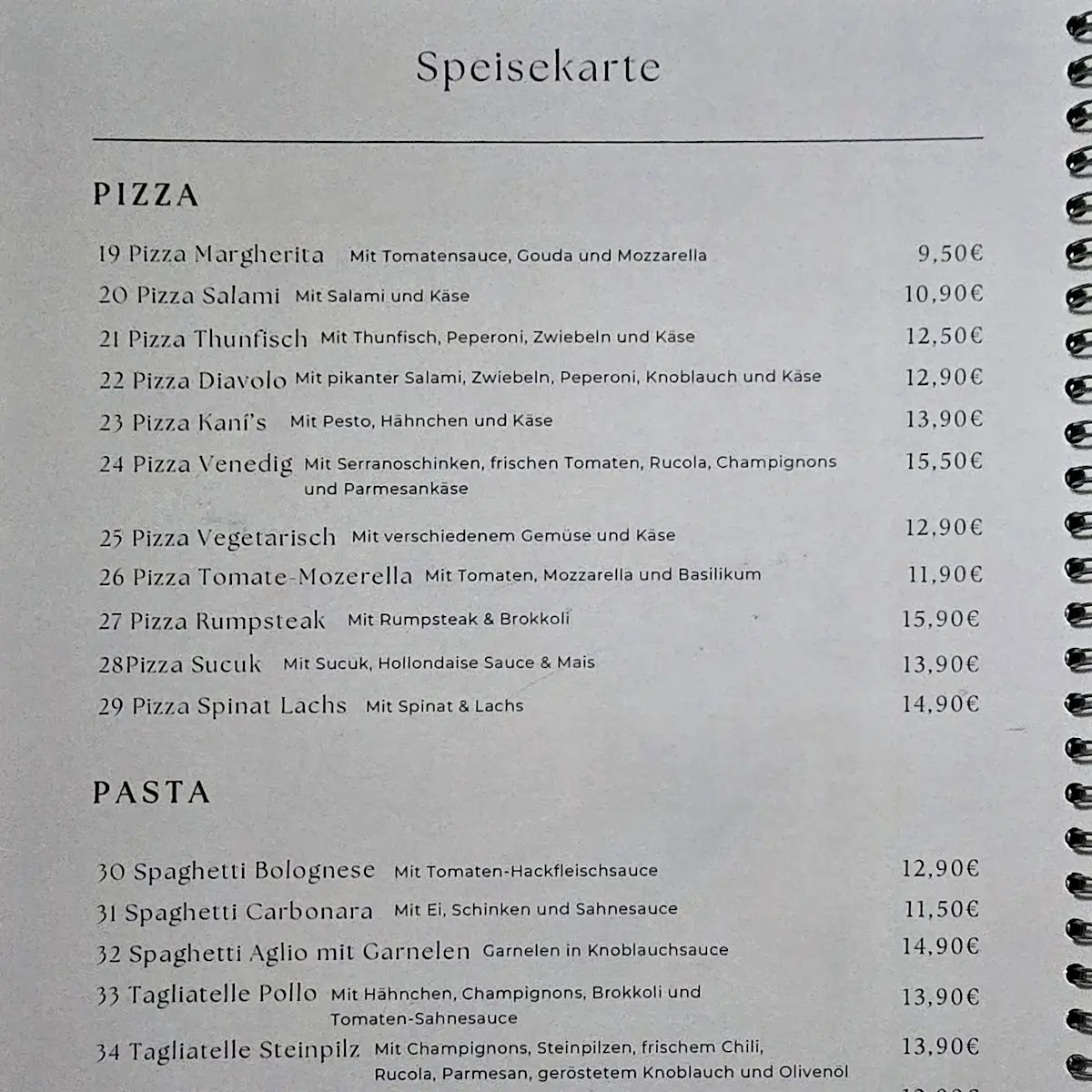 Speisekarte photo 6
