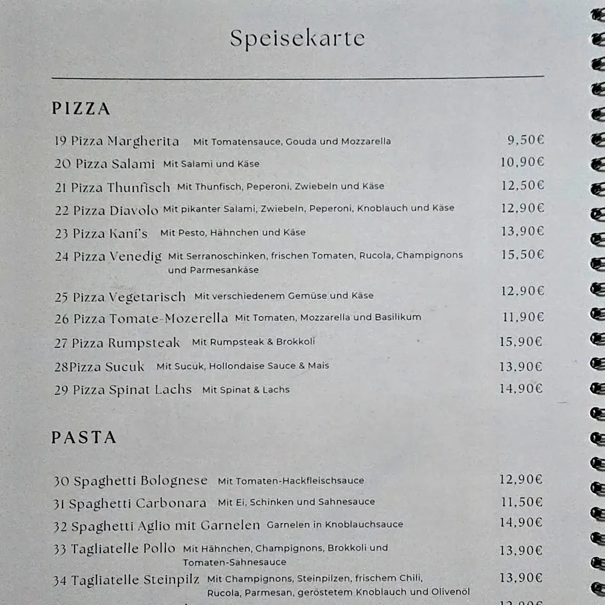 Speisekarte photo 7