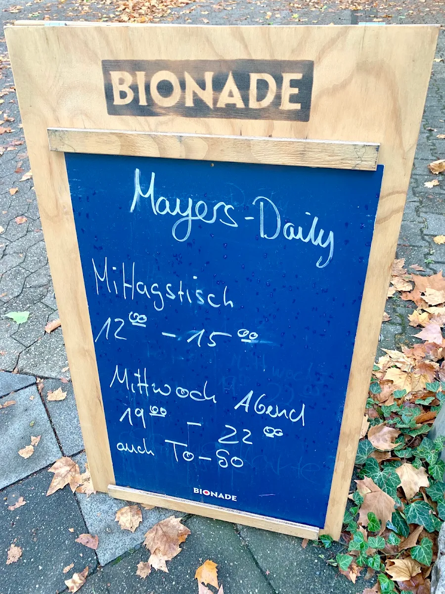Speisekarte, Mayers Daily