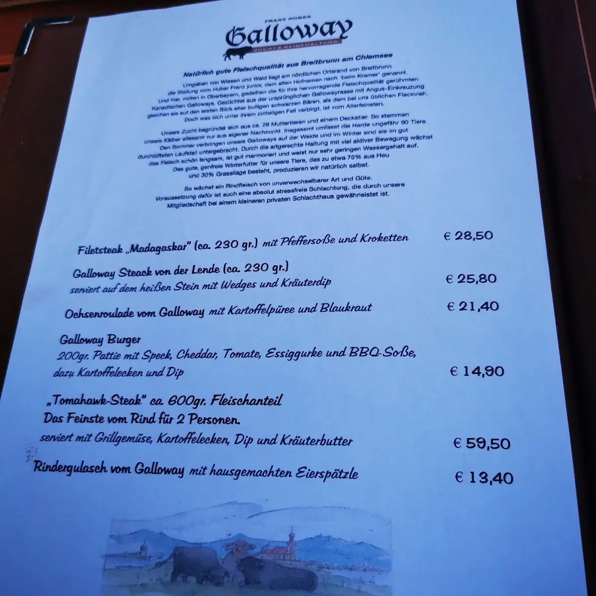 Speisekarte photo 1