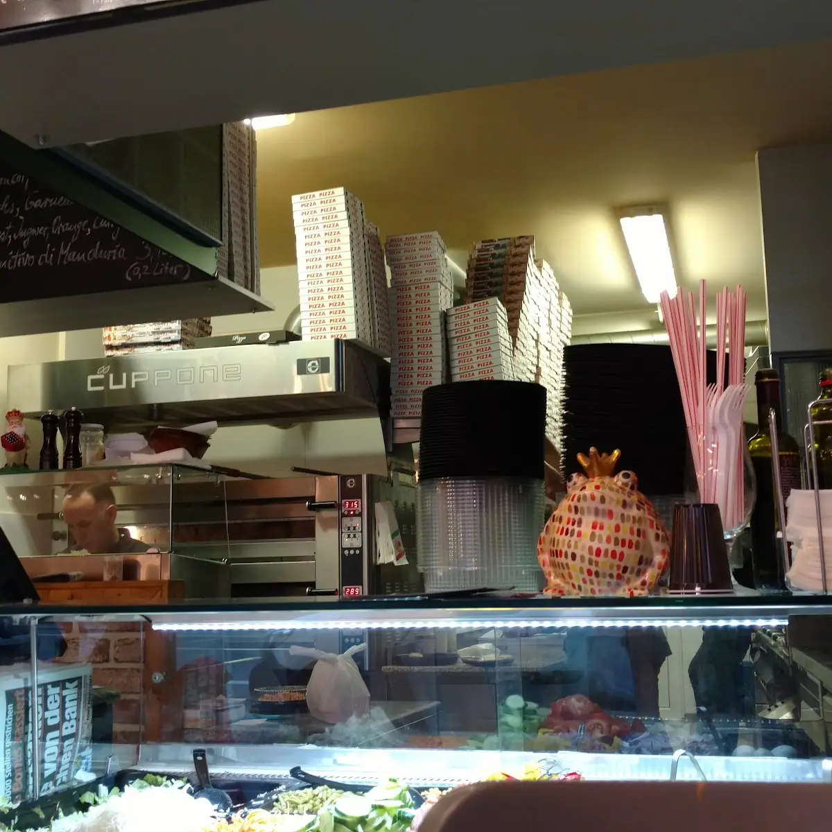 Atmosphäre, Pizzeria Capello Rosso