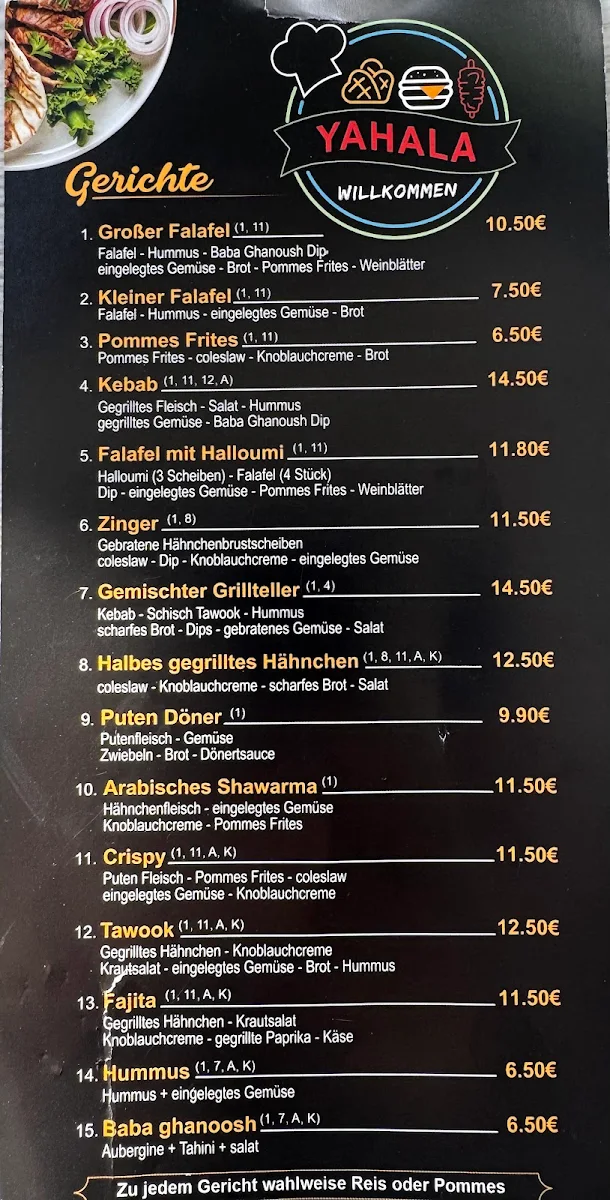Speisekarte photo 2