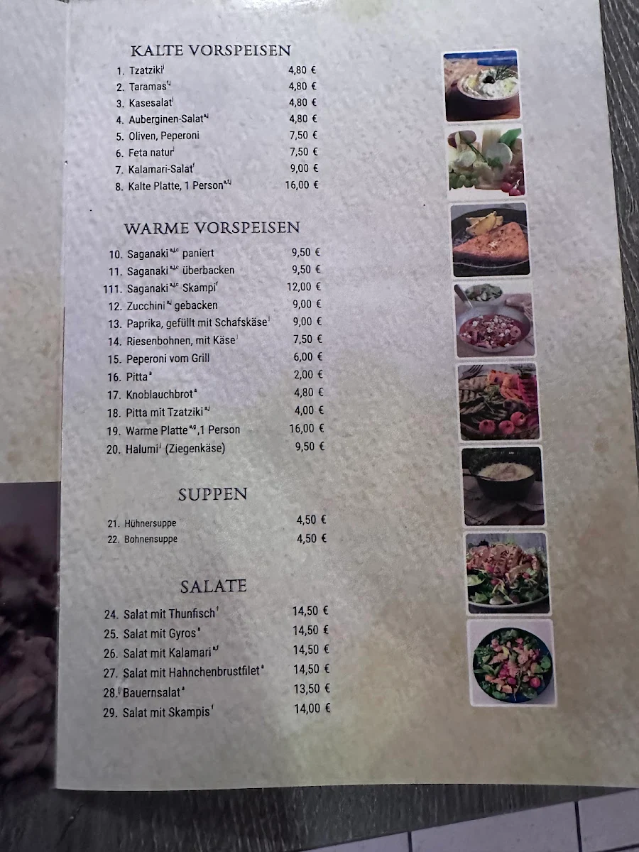 Speisekarte photo 1